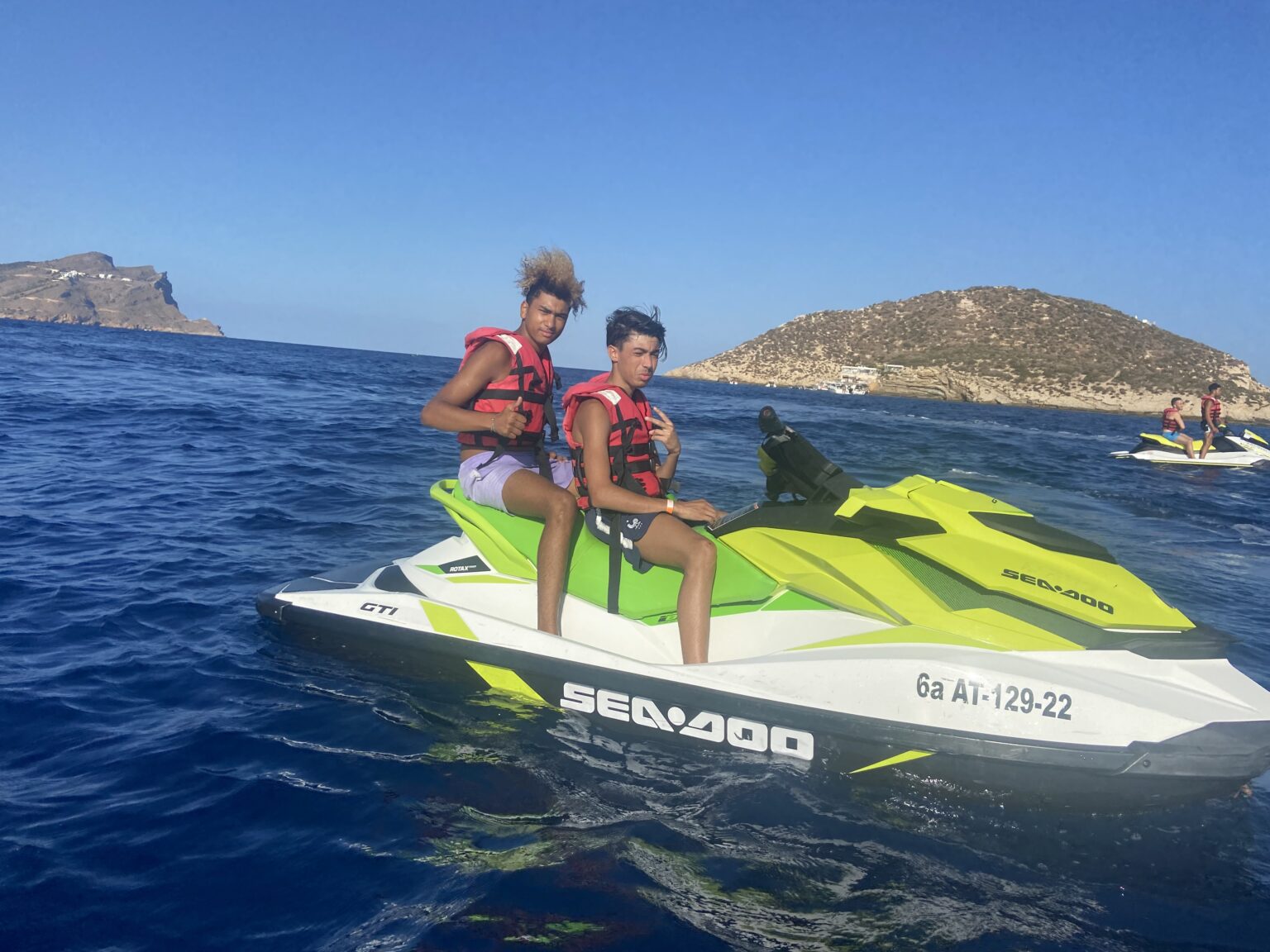 Jet ski tour around Benidorm Bay