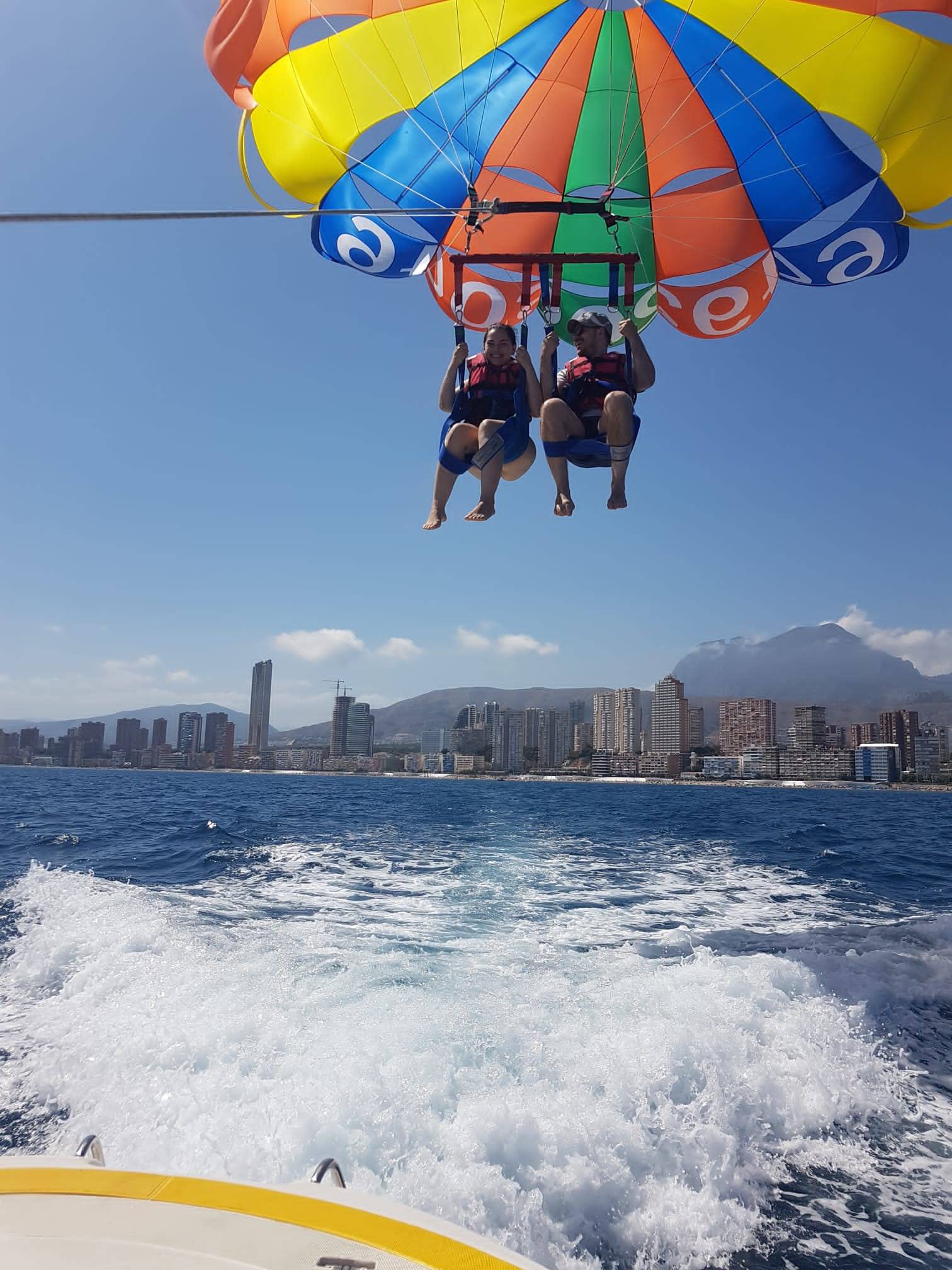 Parasailing flight in Benidorm